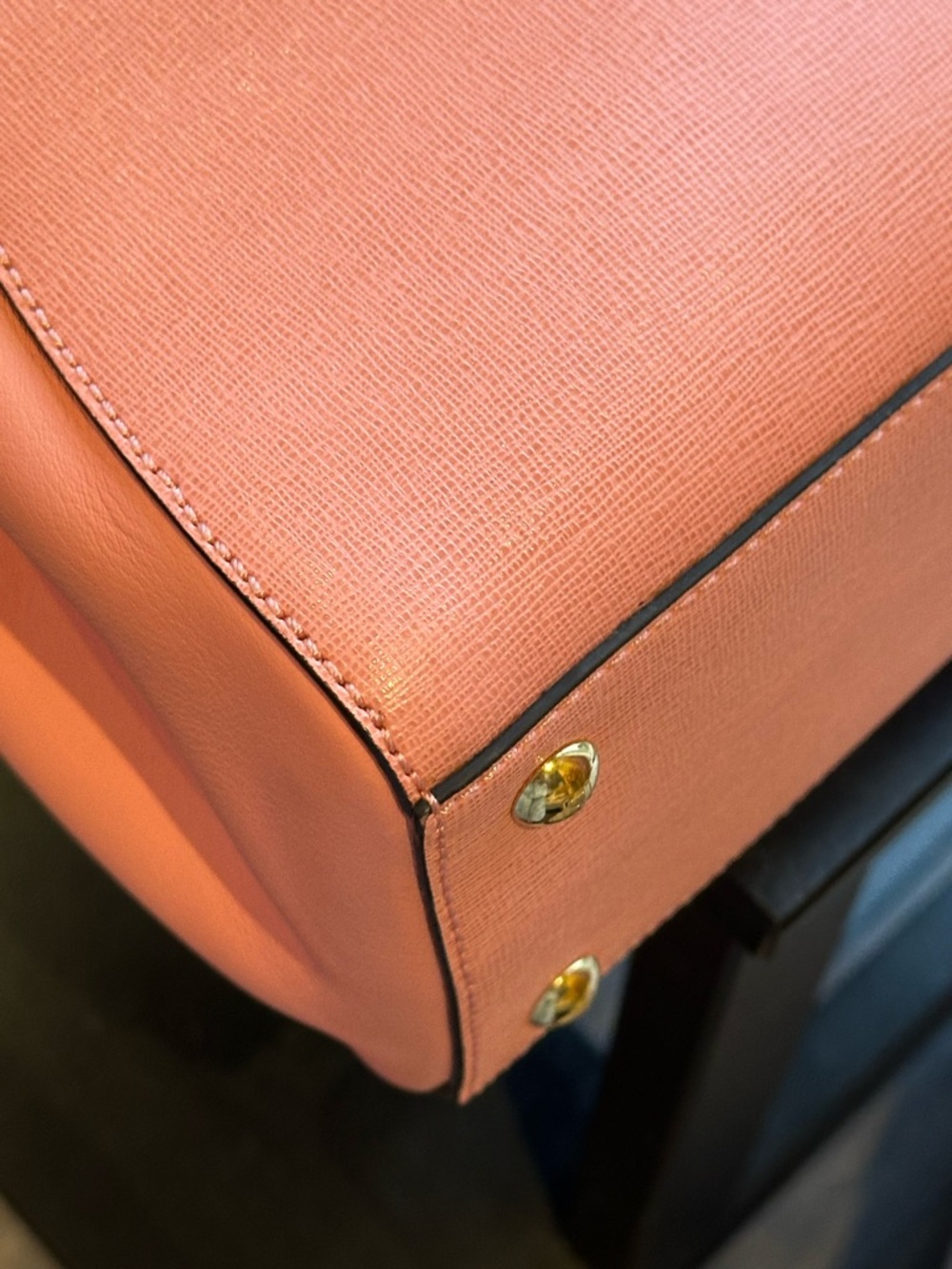 FENDI Pink Leather Petite Sac 2jours Elite Tote Bag - Picture 13 of 16